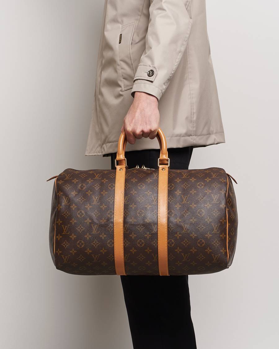 Herr | Pre-Owned & Vintage Bags | Louis Vuitton Pre-Owned | Keepall 45 Bag Monogram 