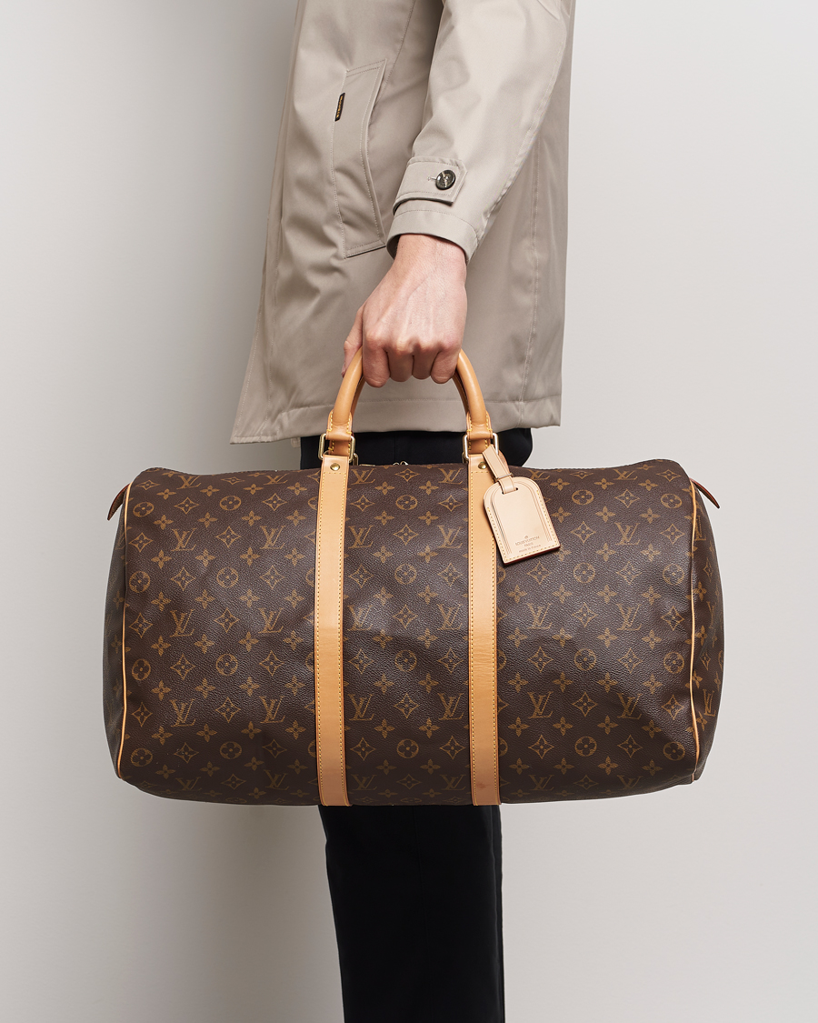 Herre | Louis Vuitton Pre-Owned Keepall 50 Bag Monogram | Louis Vuitton Pre-Owned | Keepall 50 Bag Monogram