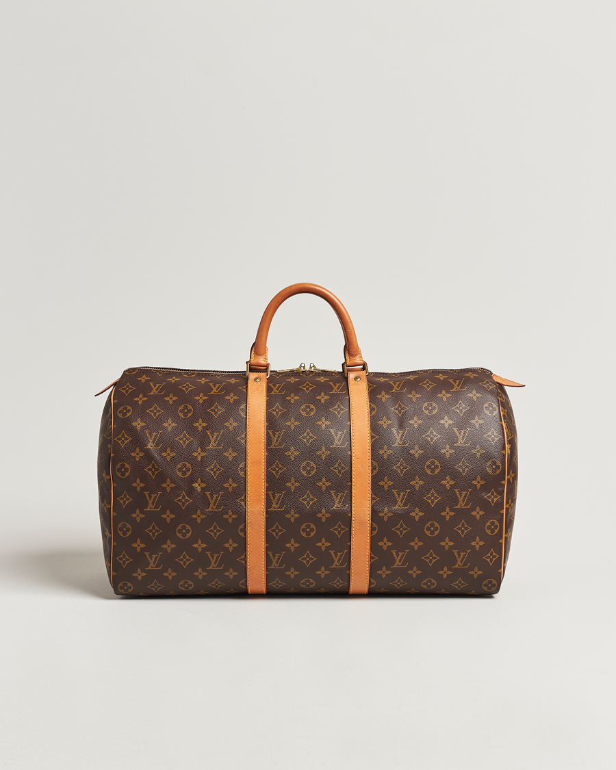 Herre | Louis Vuitton Pre-Owned Keepall 50 Bag Monogram | Louis Vuitton Pre-Owned | Keepall 50 Bag Monogram