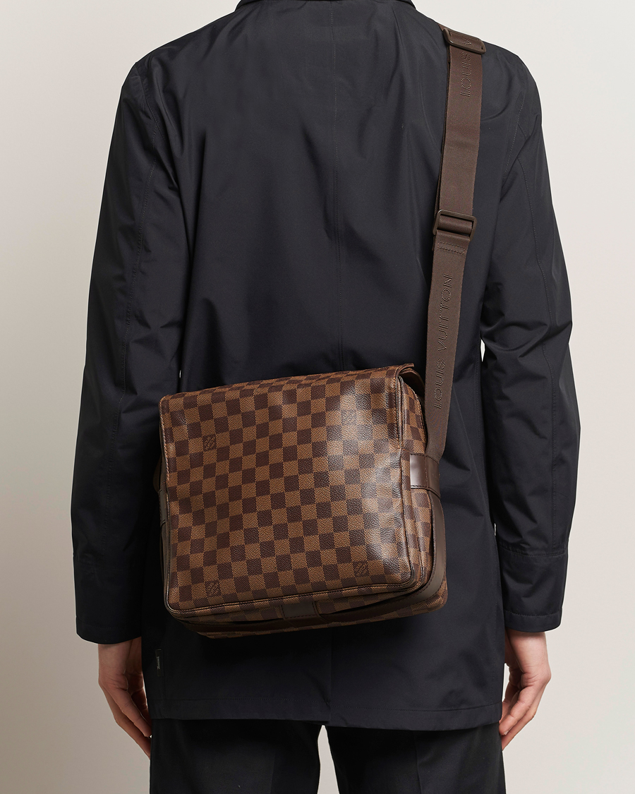 Herre | Pre-owned Assesoarer | Louis Vuitton Pre-Owned | Naviglio Messenger Bag Damier Ebene 