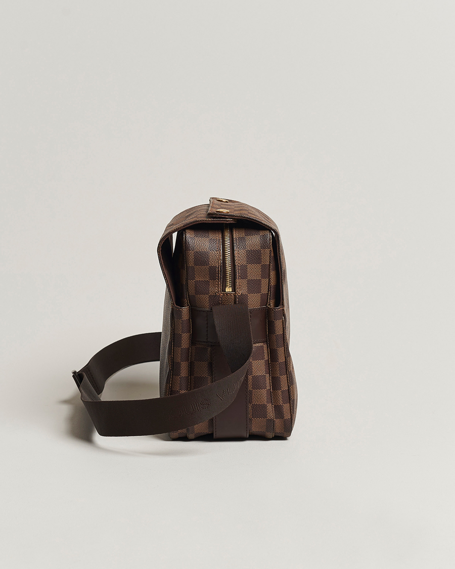 Herre | Louis Vuitton Pre-Owned Naviglio Messenger Bag Damier Ebene | Louis Vuitton Pre-Owned | Naviglio Messenger Bag Damier Ebene