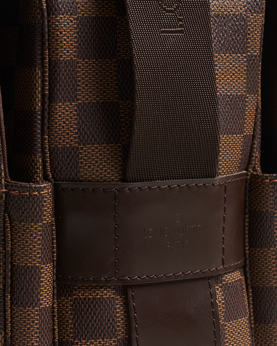 Herre | Louis Vuitton Pre-Owned Naviglio Messenger Bag Damier Ebene | Louis Vuitton Pre-Owned | Naviglio Messenger Bag Damier Ebene