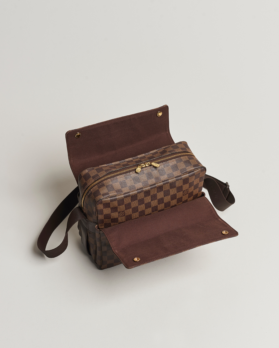 Herre | Louis Vuitton Pre-Owned Naviglio Messenger Bag Damier Ebene | Louis Vuitton Pre-Owned | Naviglio Messenger Bag Damier Ebene