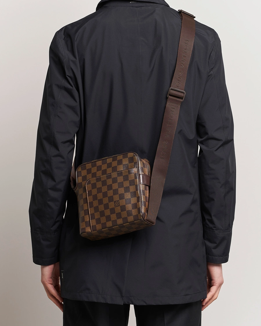 Herre |  | Louis Vuitton Pre-Owned | Olaf Shoulder Bag Damier Ebene 