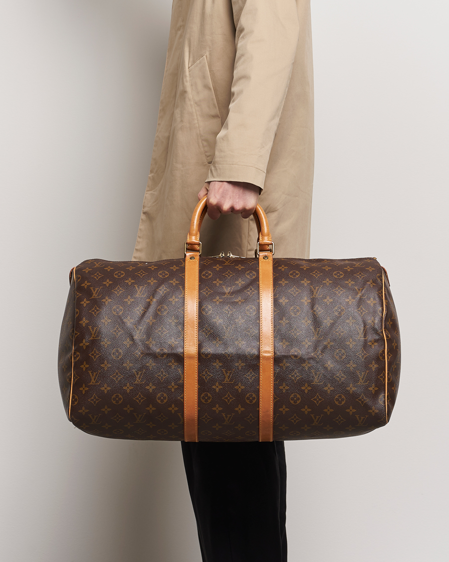 Herre | Pre-owned Assesoarer | Louis Vuitton Pre-Owned | Keepall 55 Bag Monogram 
