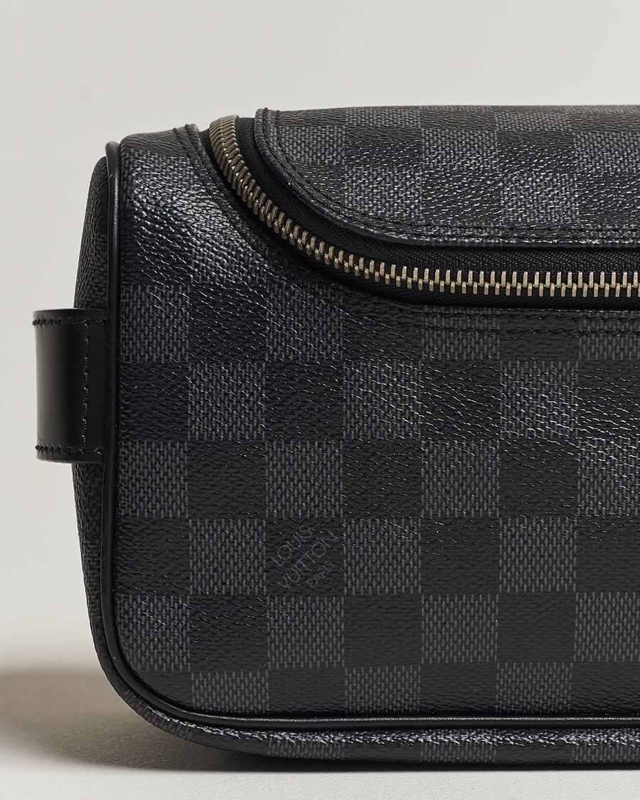 Herre | Louis Vuitton Pre-Owned Toiletry Bag Damier Graphite | Louis Vuitton Pre-Owned | Toiletry Bag Damier Graphite