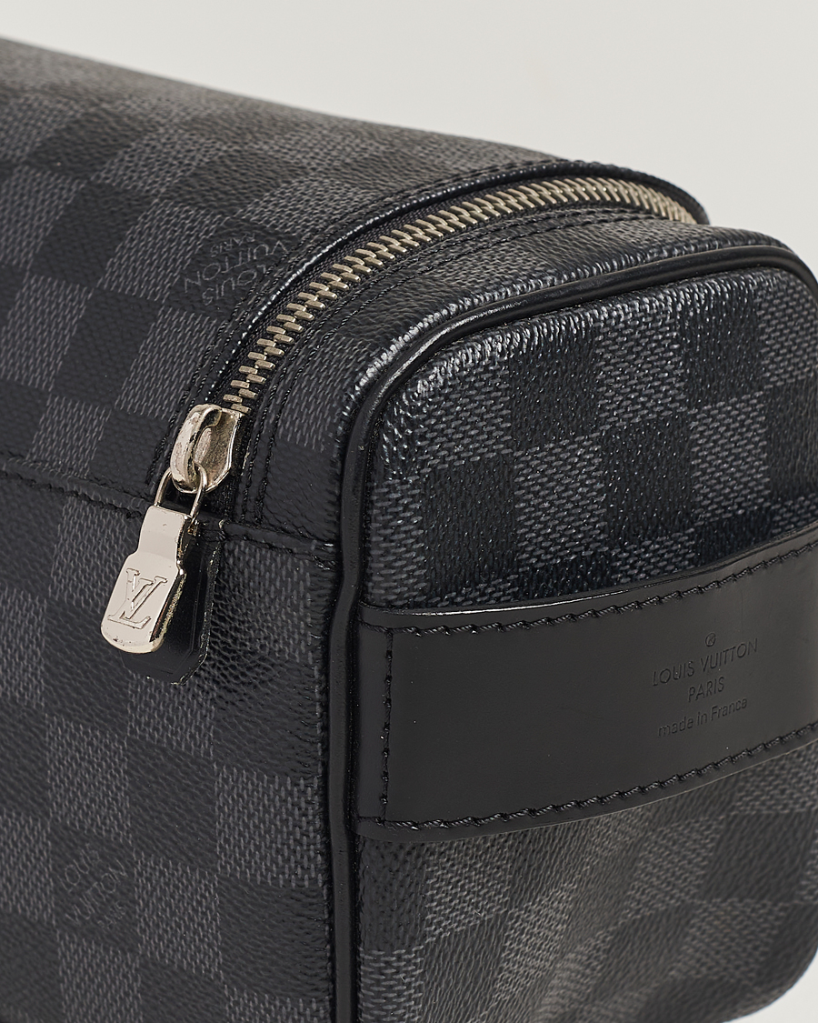 Herre | Louis Vuitton Pre-Owned Toiletry Bag Damier Graphite | Louis Vuitton Pre-Owned | Toiletry Bag Damier Graphite