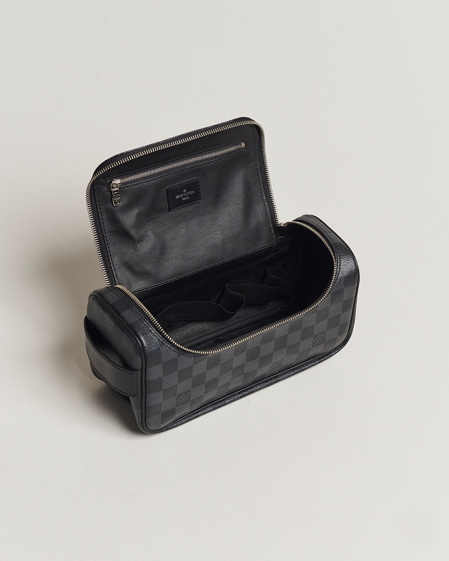 Herre | Louis Vuitton Pre-Owned Toiletry Bag Damier Graphite | Louis Vuitton Pre-Owned | Toiletry Bag Damier Graphite