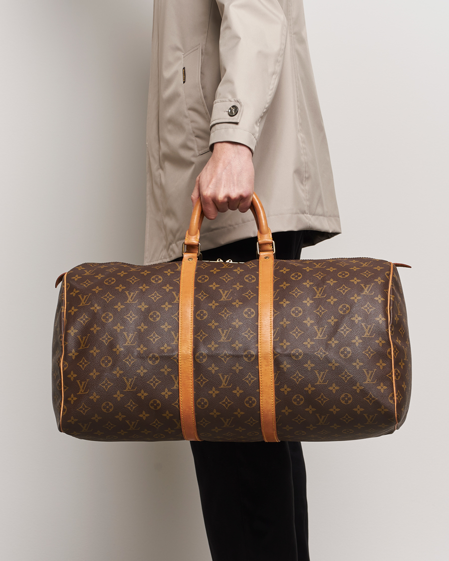 Herre | Louis Vuitton Pre-Owned | Louis Vuitton Pre-Owned | Keepall 55 Bag Monogram 