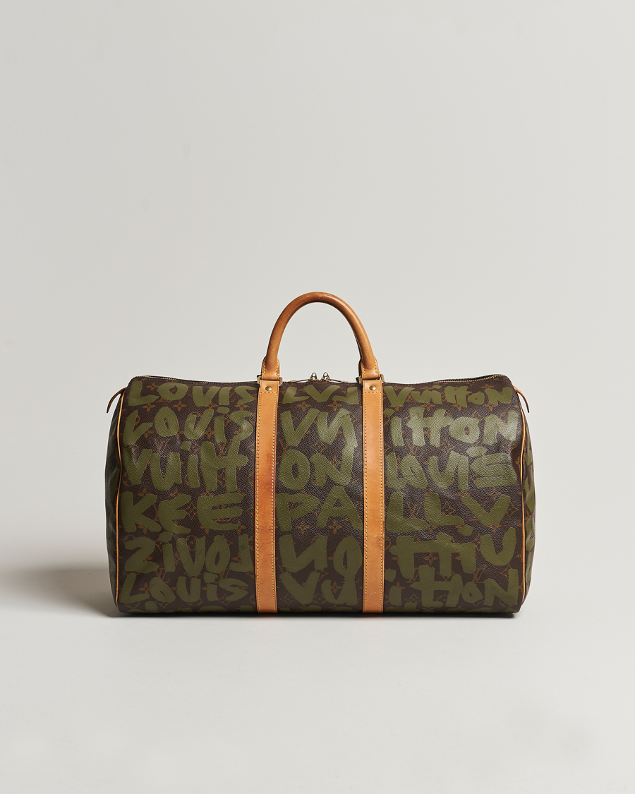 Herre | Louis Vuitton Pre-Owned Keepall 50 Bag Graffiti | Louis Vuitton Pre-Owned | Keepall 50 Bag Graffiti