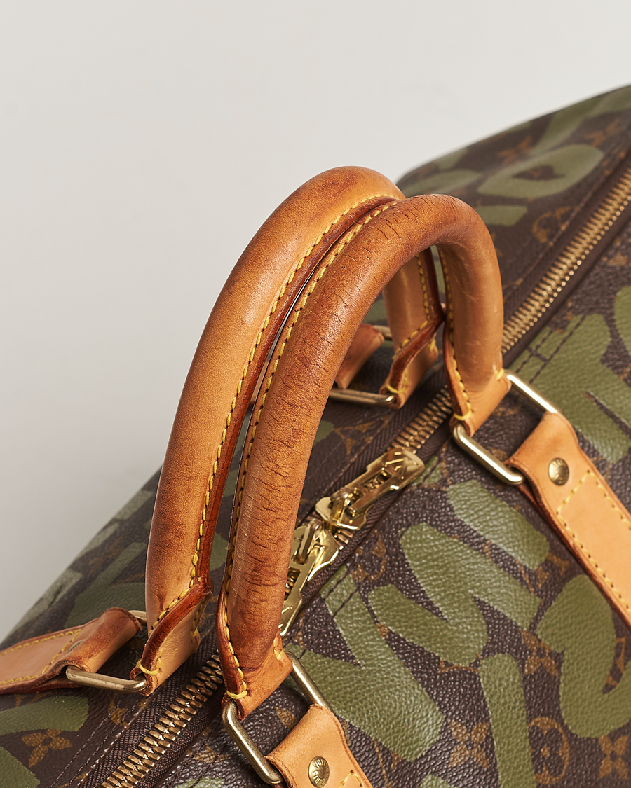 Herre | Louis Vuitton Pre-Owned Keepall 50 Bag Graffiti | Louis Vuitton Pre-Owned | Keepall 50 Bag Graffiti