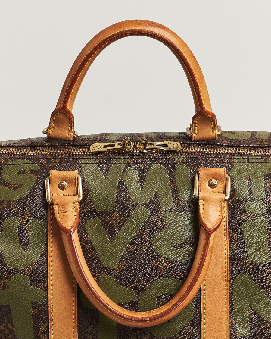 Herre | Louis Vuitton Pre-Owned Keepall 50 Bag Graffiti | Louis Vuitton Pre-Owned | Keepall 50 Bag Graffiti