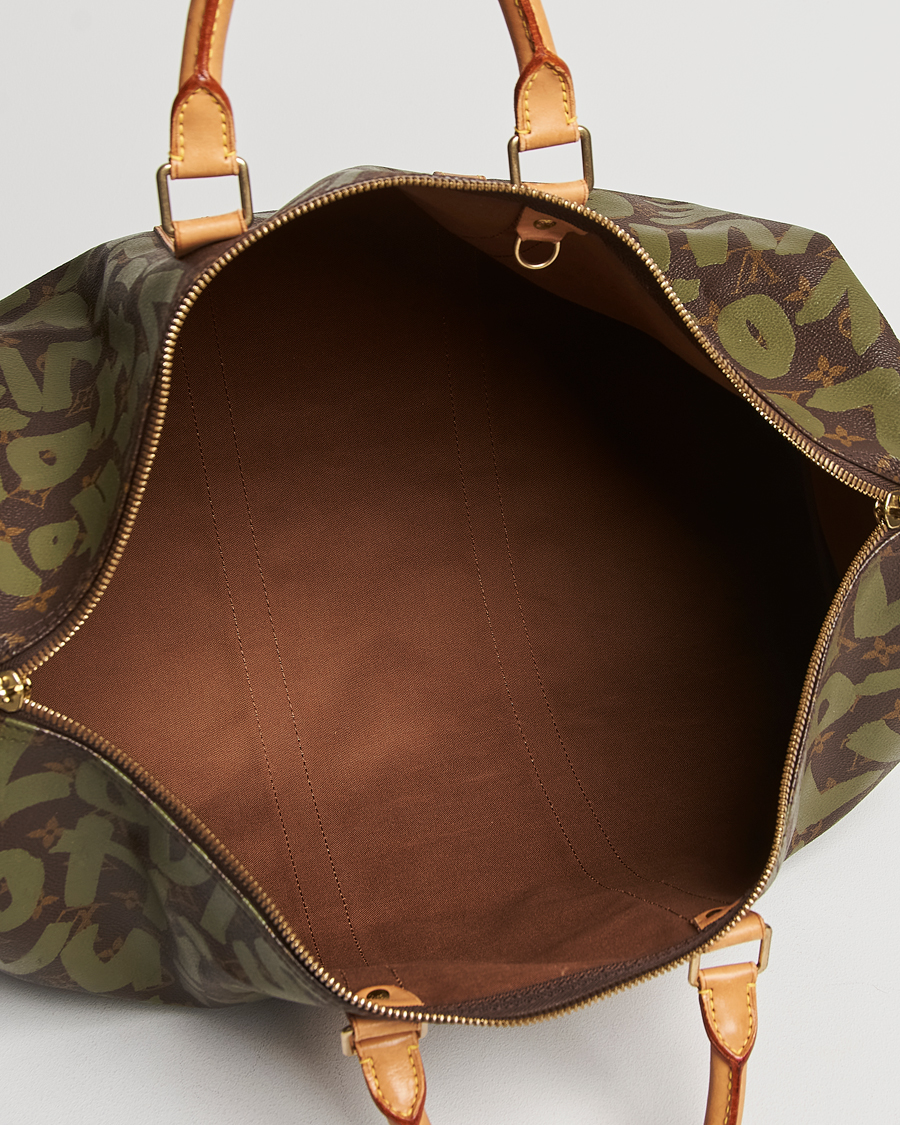 Herre | Louis Vuitton Pre-Owned Keepall 50 Bag Graffiti | Louis Vuitton Pre-Owned | Keepall 50 Bag Graffiti