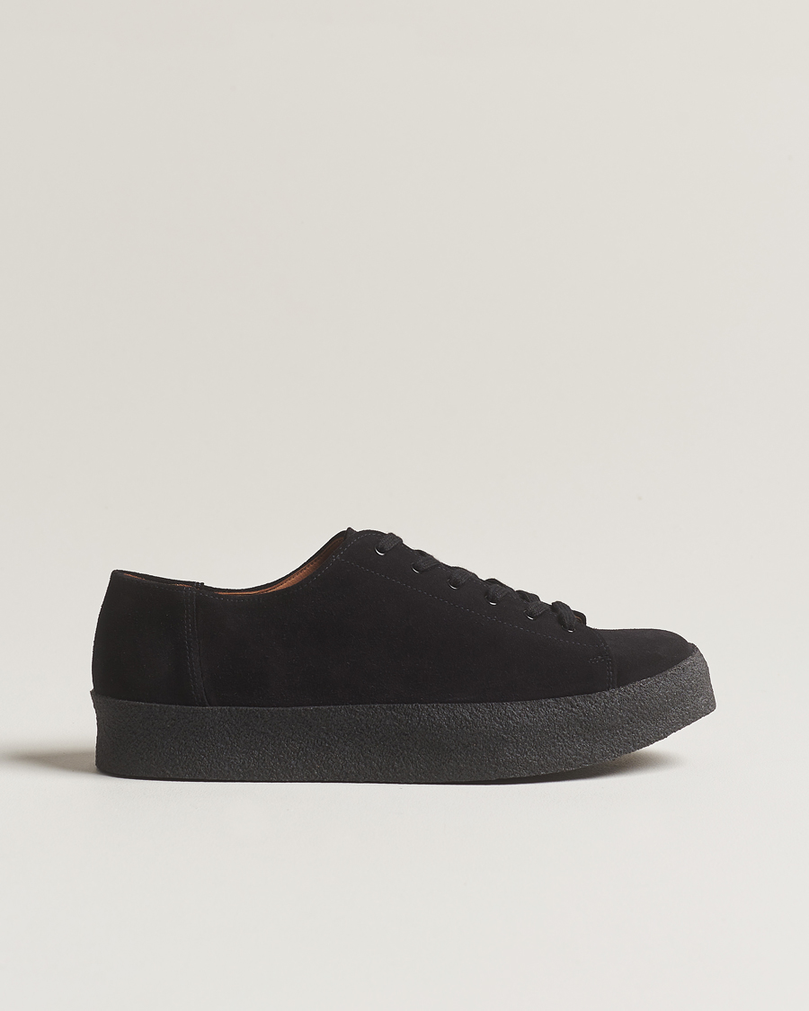 Herre | Sanders Ash Suede Monkey Shoe Black | Sanders | Ash Suede Monkey Shoe Black