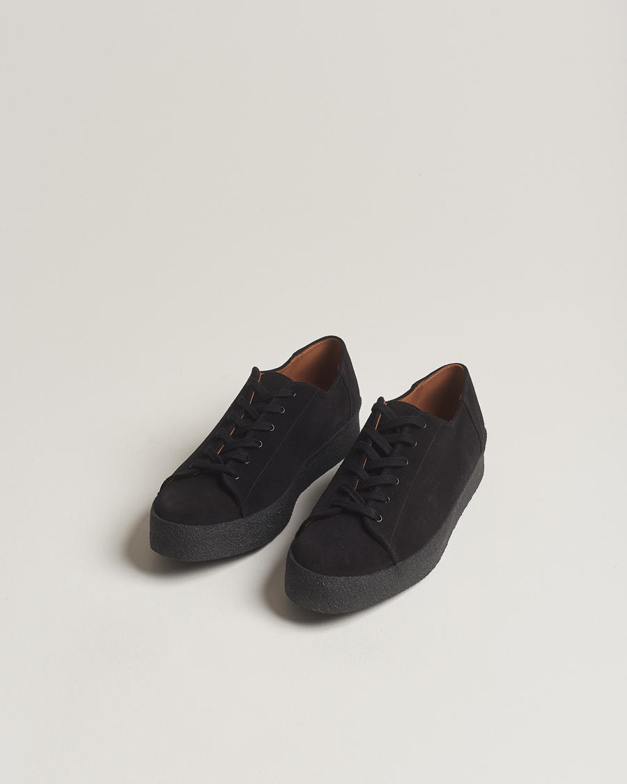 Herre | Sanders Ash Suede Monkey Shoe Black | Sanders | Ash Suede Monkey Shoe Black
