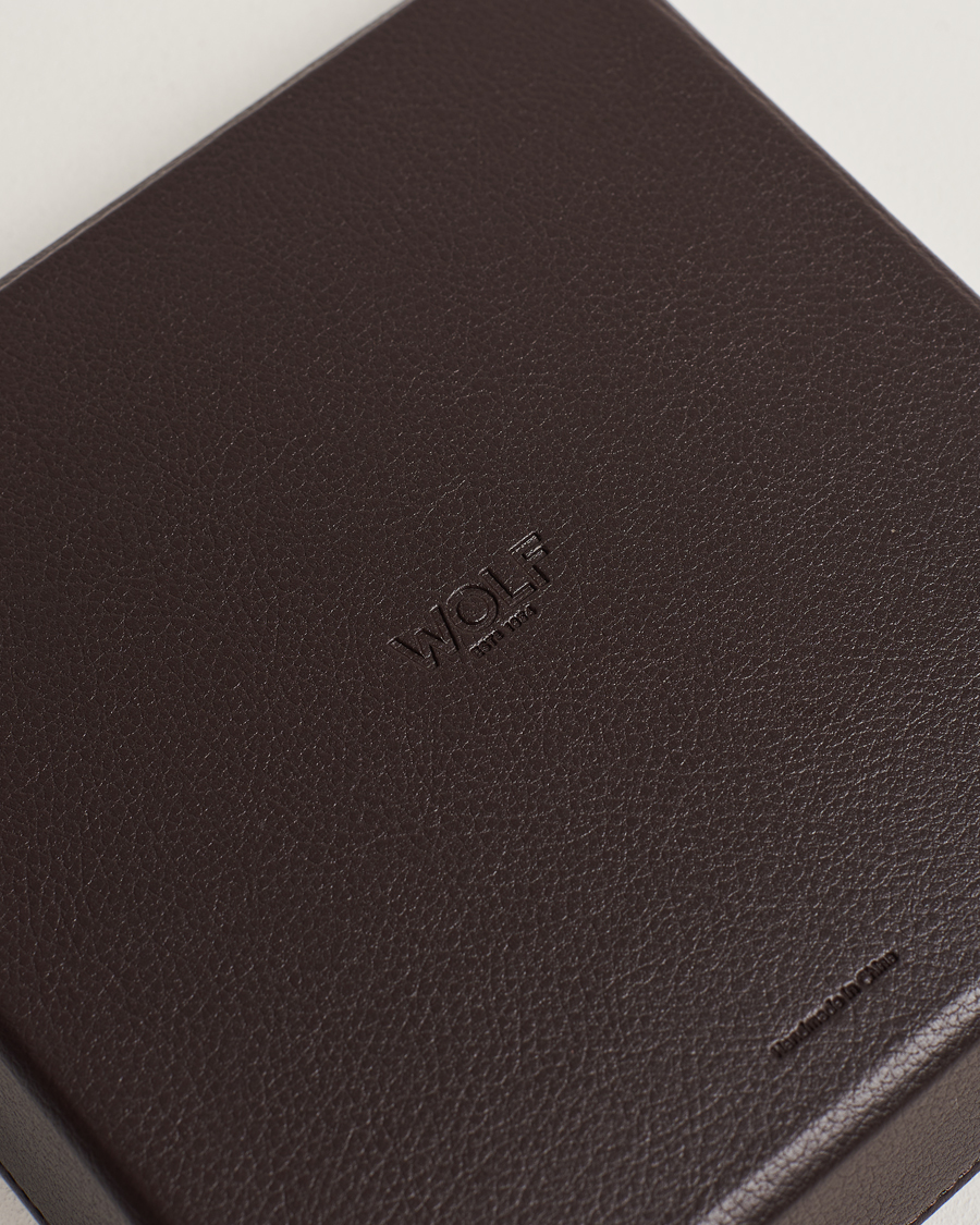 Herre | WOLF WM Brown Coin Tray Tweed Brown | WOLF | WM Brown Coin Tray Tweed Brown