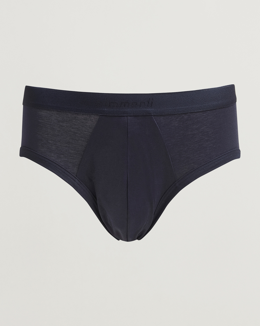 Herre | Undertøy | Zimmerli of Switzerland | Sea Island Cotton Briefs Navy