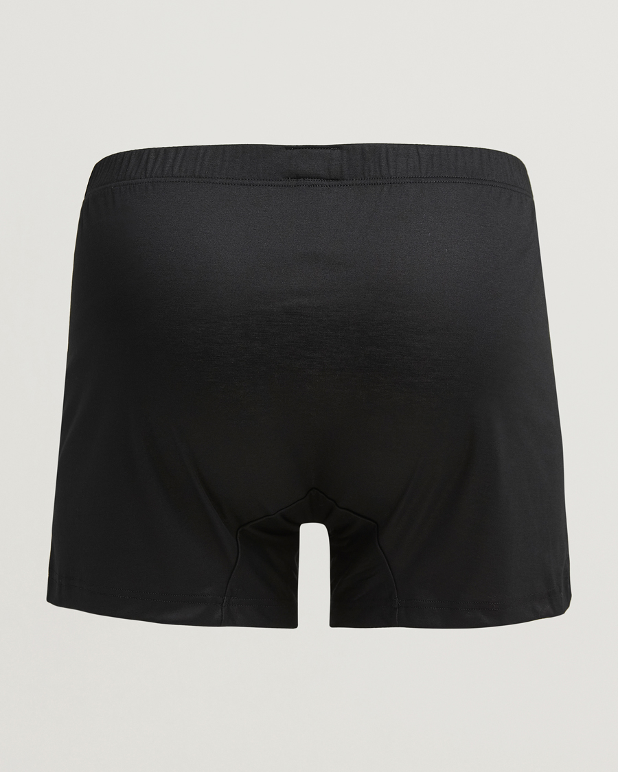 Herre | Undertøy | Zimmerli of Switzerland | Sea island Cotton Boxer Shorts Black