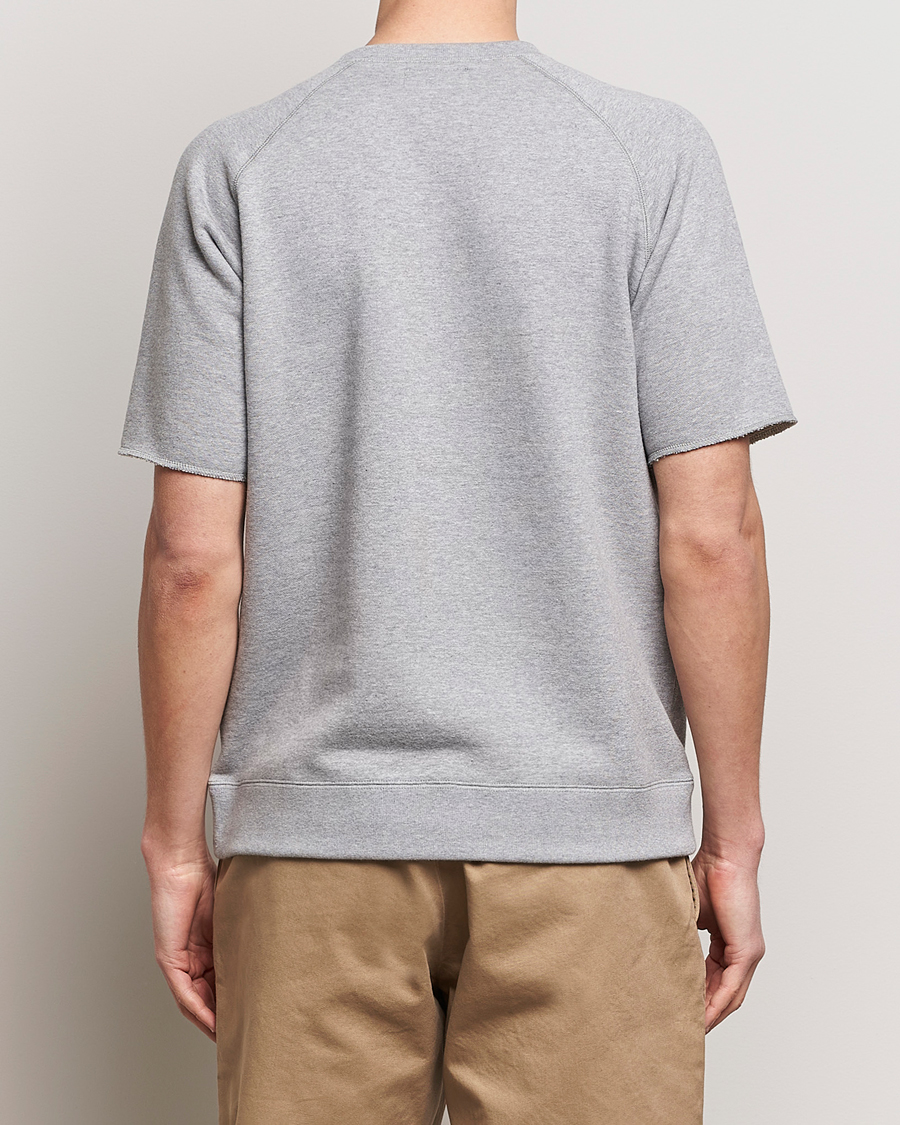 Herre | T-Shirts | BEAMS PLUS | Cut Off Sweatshirt Light Grey