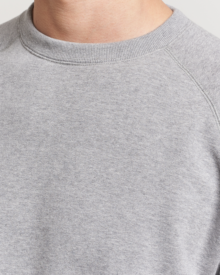 Herre | T-Shirts | BEAMS PLUS | Cut Off Sweatshirt Light Grey