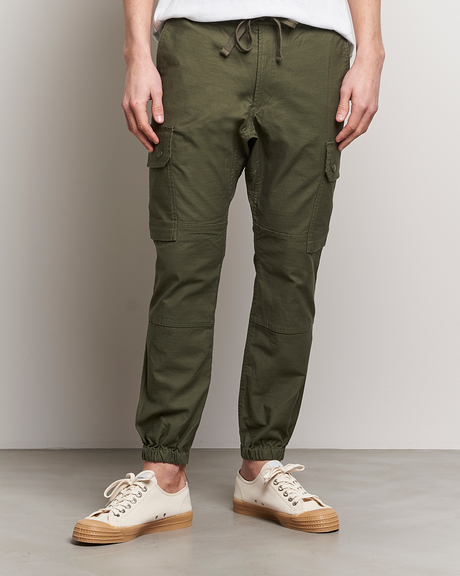 Herre | Cargobukser | BEAMS PLUS | 6 Pocket Gym Pants Olive