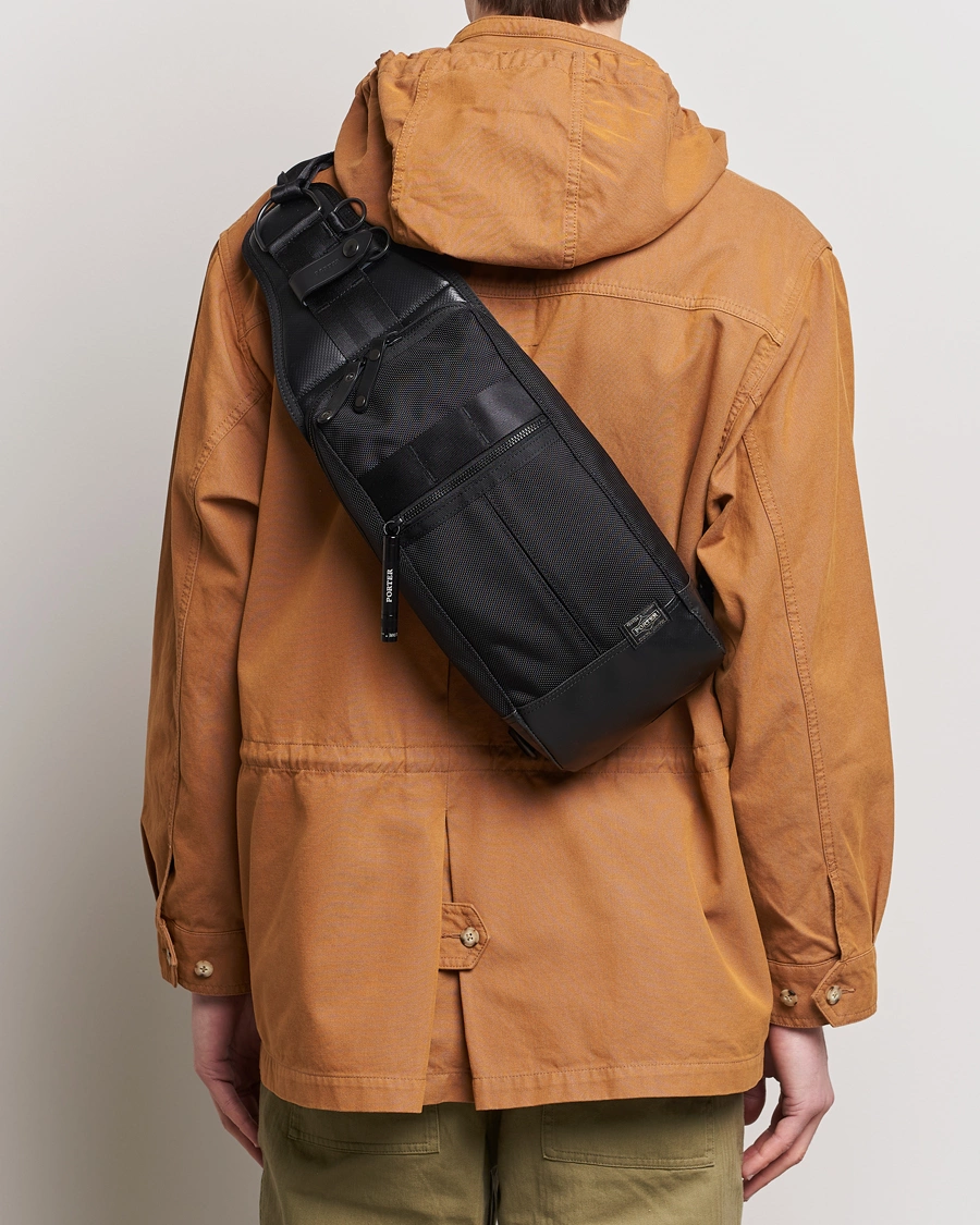 Herre | Vesker | Porter-Yoshida & Co. | Heat Sling Shoulder Bag Black