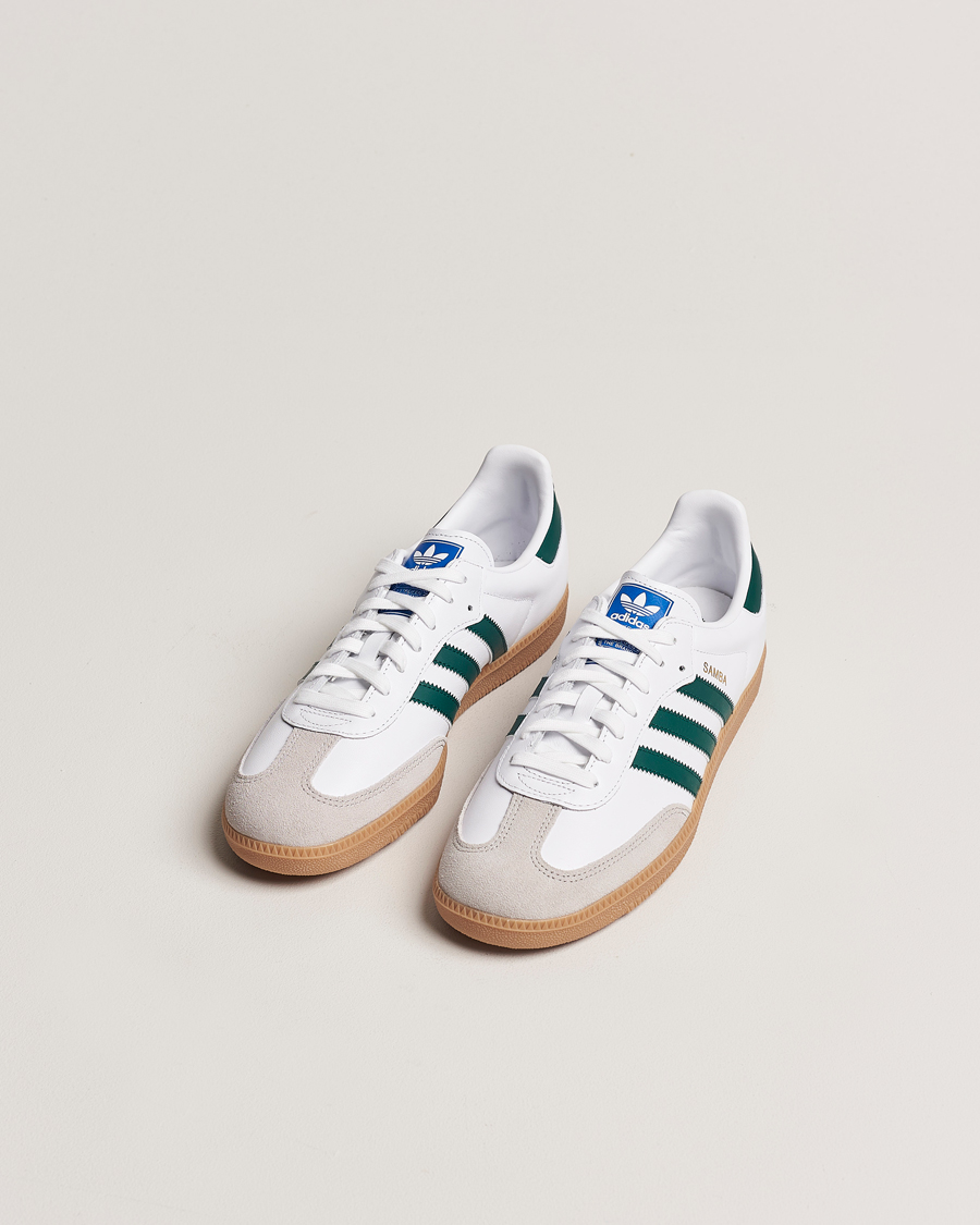 Herre | Sko i mokka | adidas Originals | Samba OG Sneaker White/Green