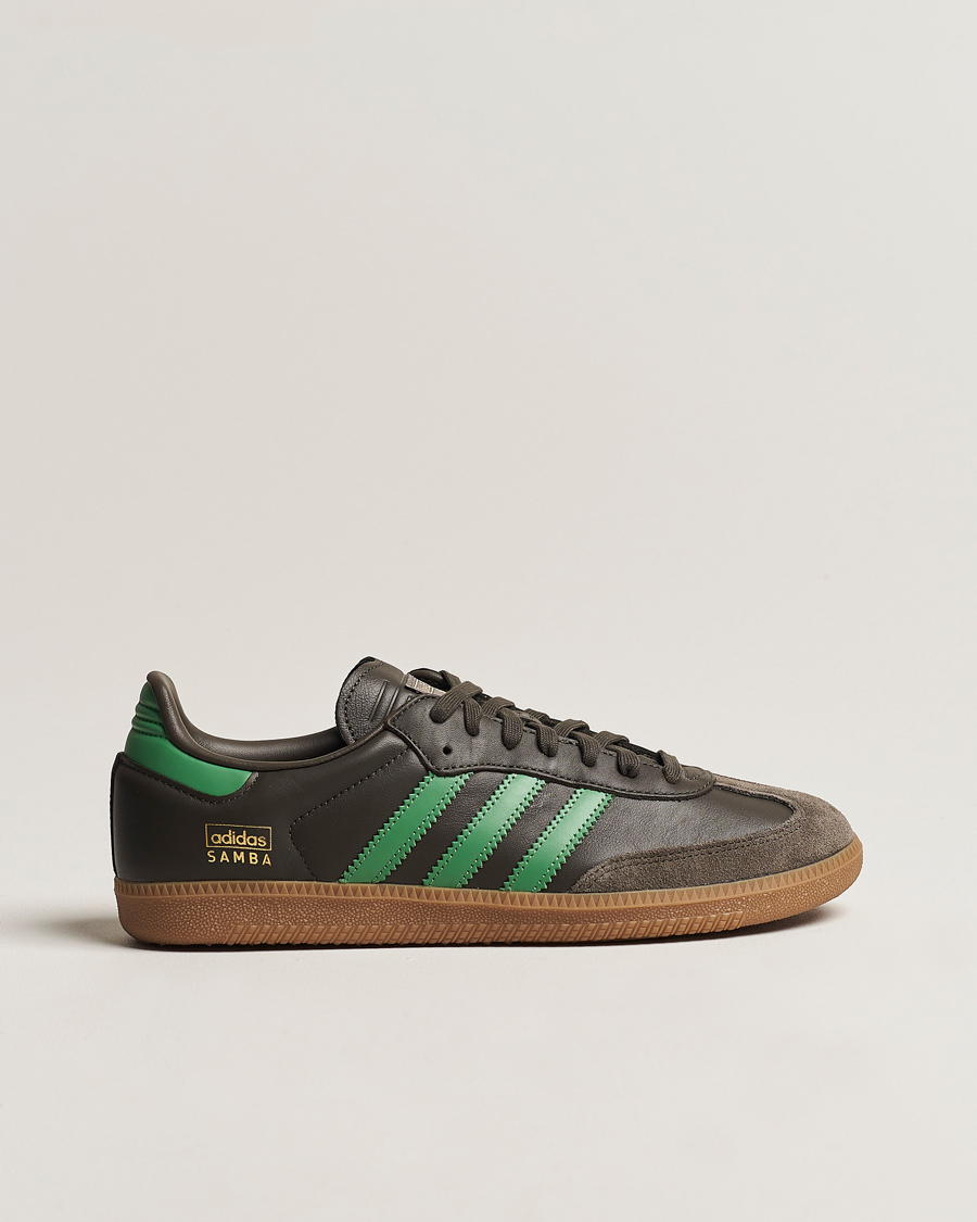 Herre | adidas Originals Samba OG Sneaker Brown/Green | adidas Originals | Samba OG Sneaker Brown/Green