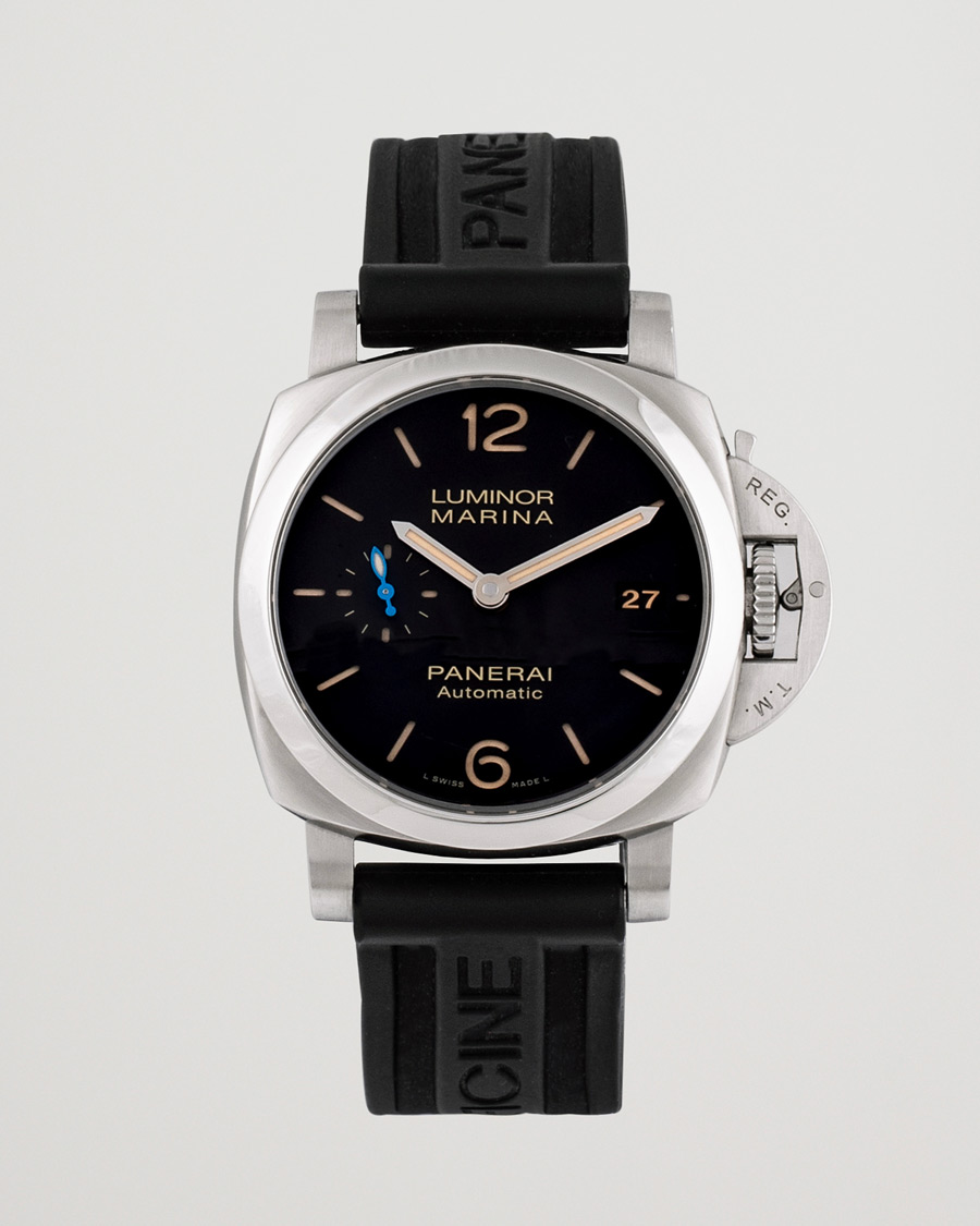 Herre | Panerai Pre-Owned Luminor 1950 42 Marina PAM01392 Silver | Panerai Pre-Owned | Luminor 1950 42 Marina PAM01392 Silver