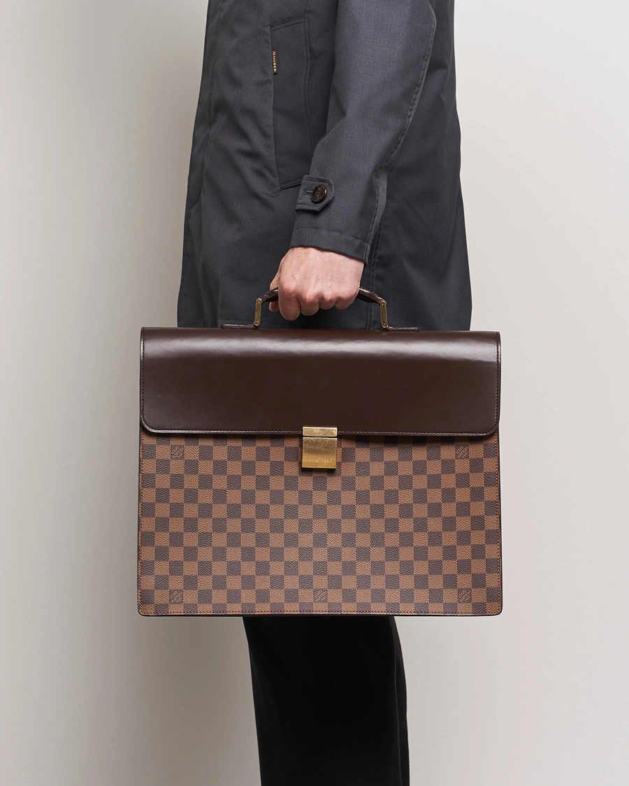 Herre | Pre-owned Assesoarer | Louis Vuitton Pre-Owned | Altona Briefcase Damier Ebene 