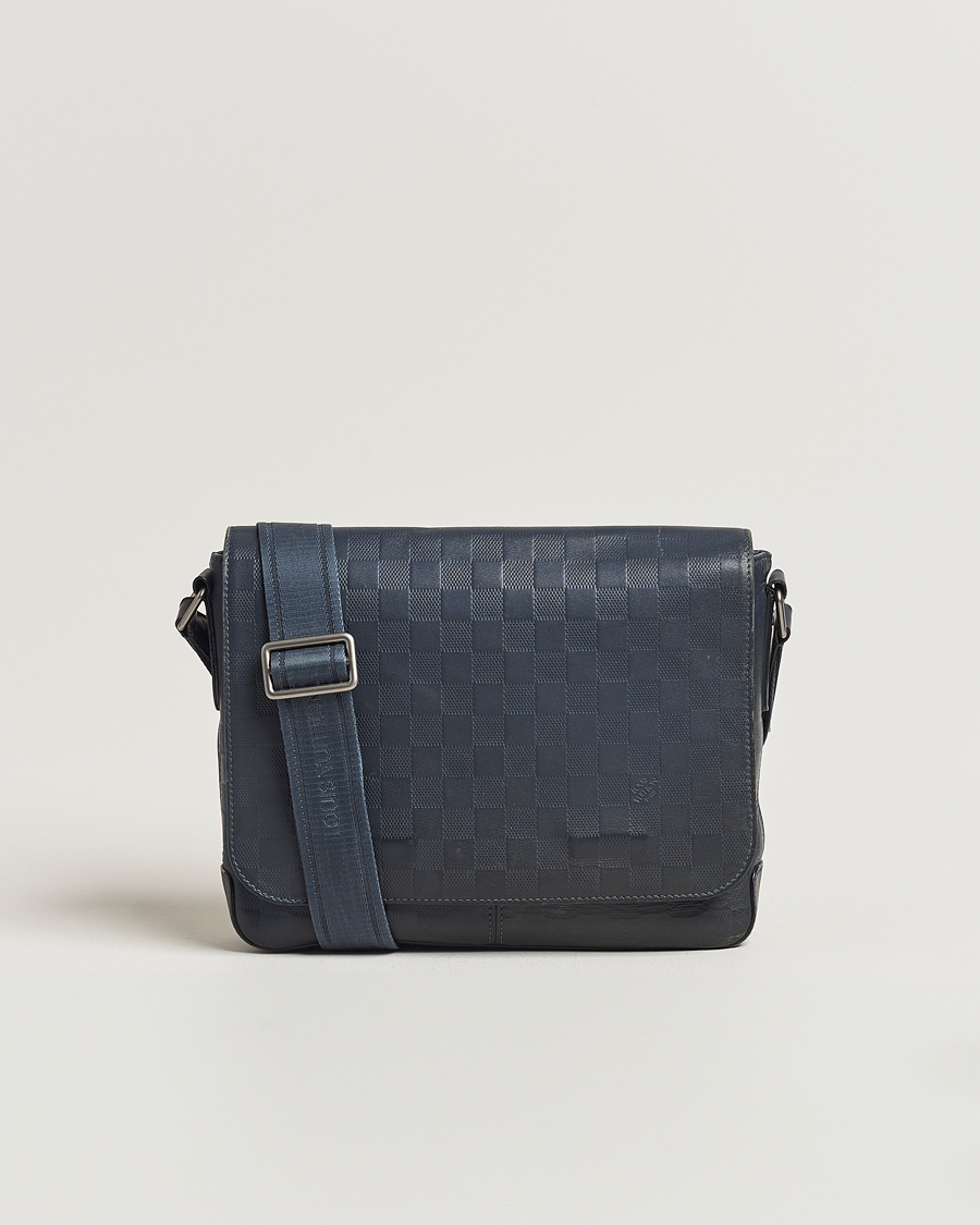 Herre | Louis Vuitton Pre-Owned District PM Messenger Bag Damier Infini | Louis Vuitton Pre-Owned | District PM Messenger Bag Damier Infini