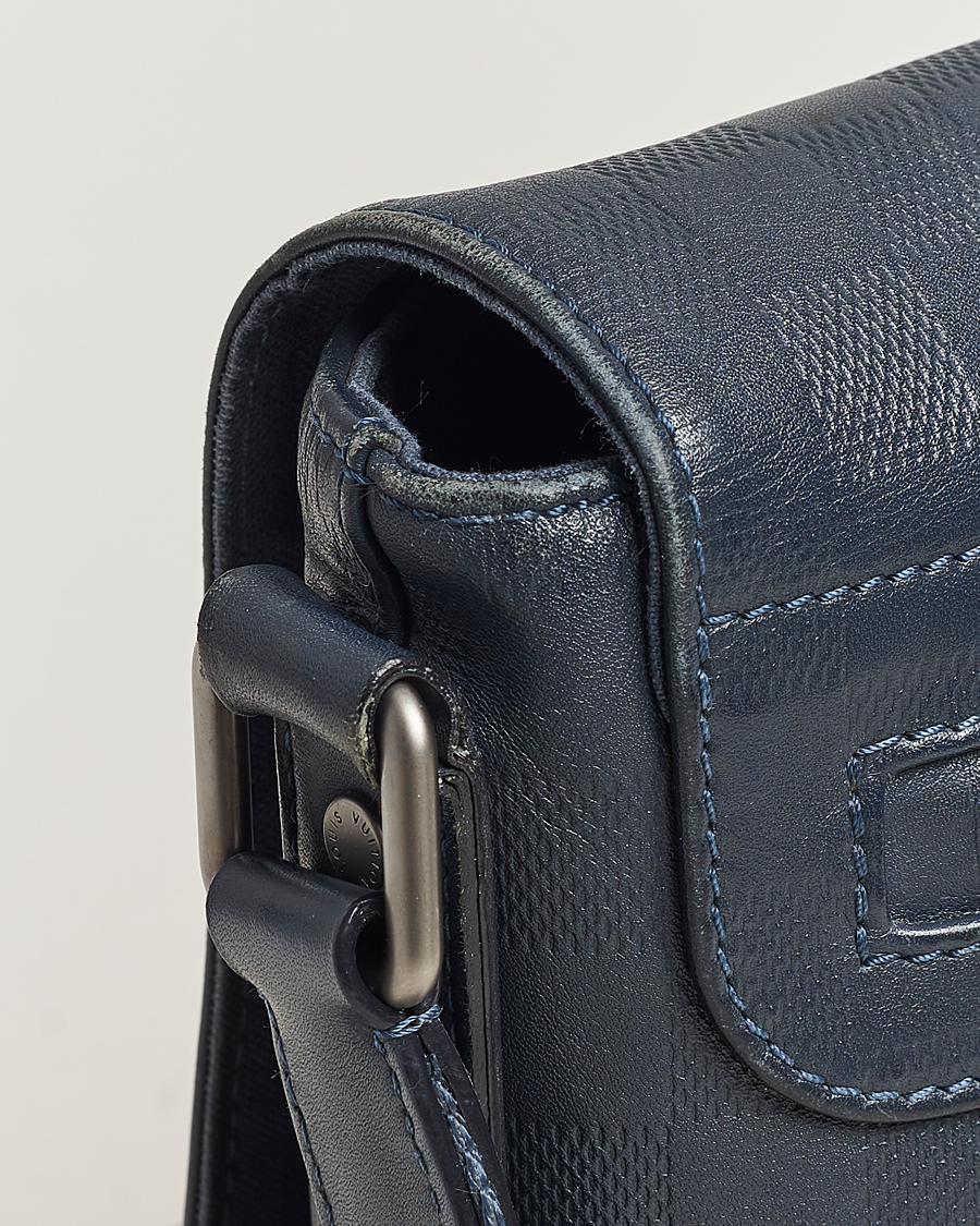 Herre | Louis Vuitton Pre-Owned District PM Messenger Bag Damier Infini | Louis Vuitton Pre-Owned | District PM Messenger Bag Damier Infini