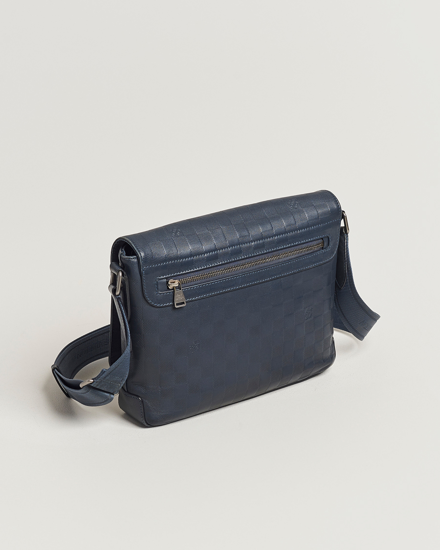 Herre | Louis Vuitton Pre-Owned District PM Messenger Bag Damier Infini | Louis Vuitton Pre-Owned | District PM Messenger Bag Damier Infini
