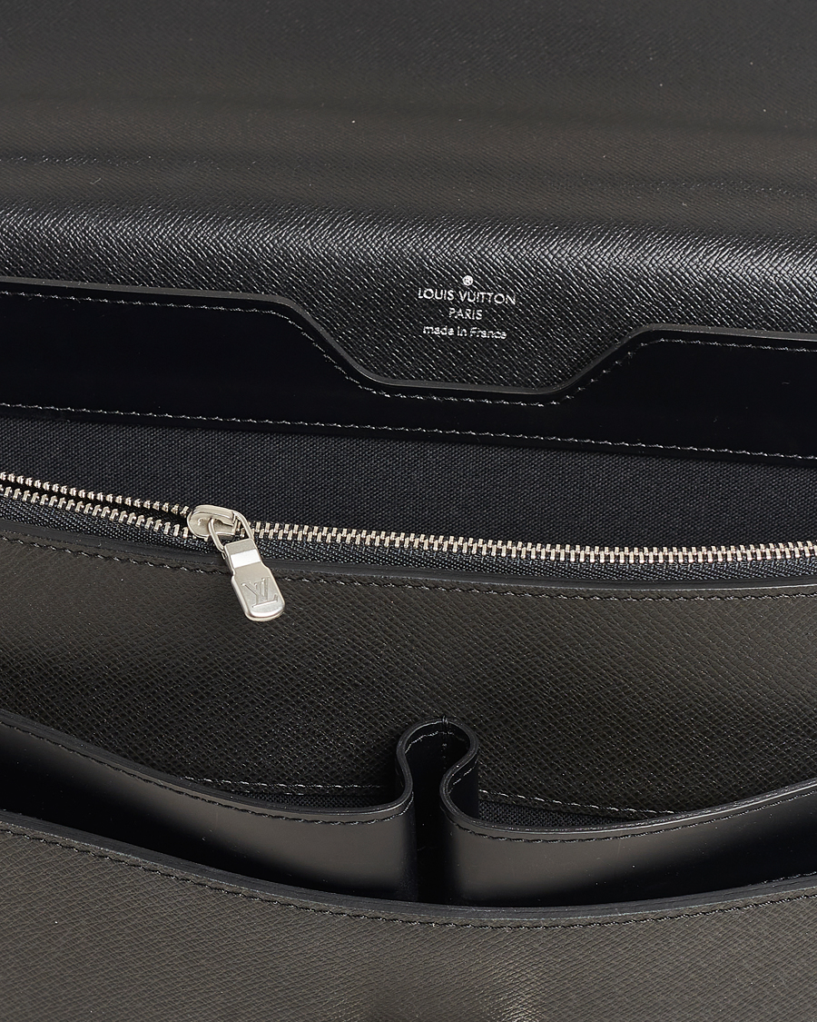 Herre | Louis Vuitton Pre-Owned Robusto Breifcase Black | Louis Vuitton Pre-Owned | Robusto Breifcase Black
