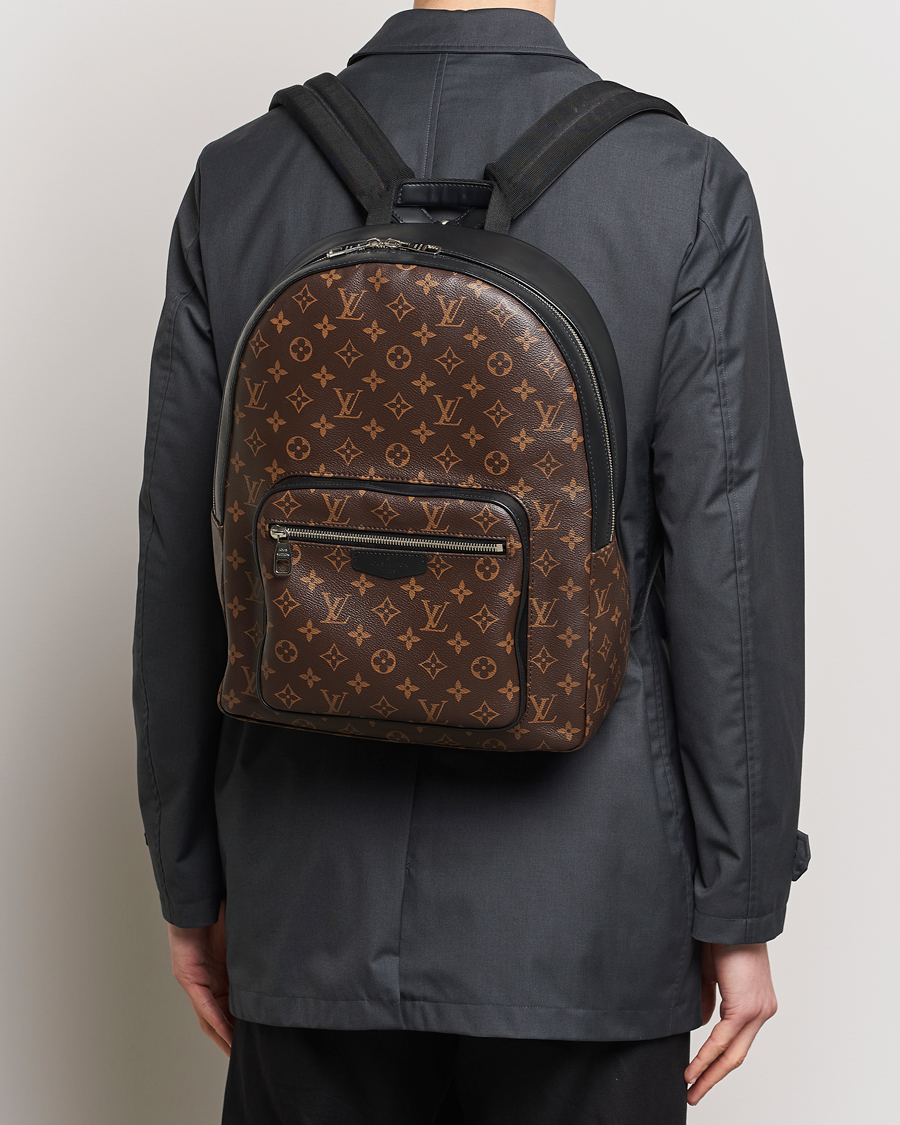 Men | Pre-Owned & Vintage Bags | Louis Vuitton Pre-Owned | Josh Macassar Backpack Monogram 