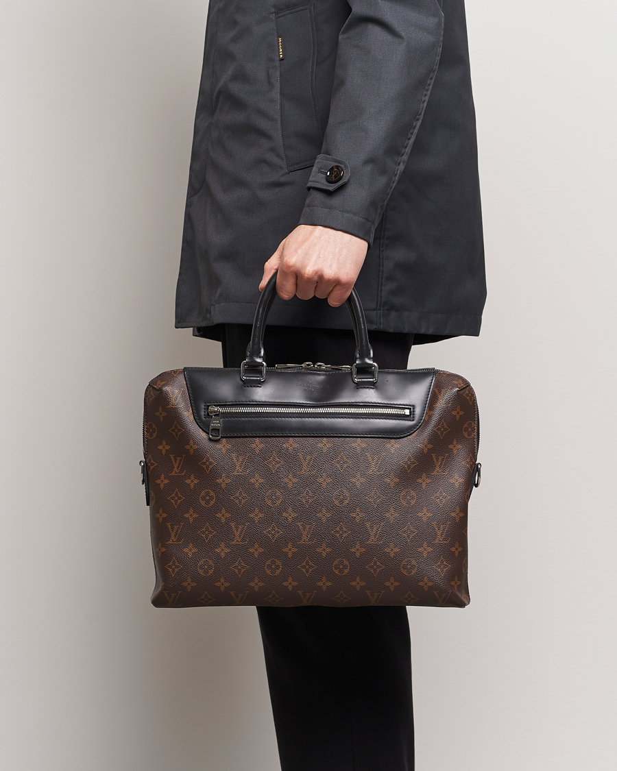 Herre | Louis Vuitton Pre-Owned Porte Documents Jour Document Bag Monogram | Louis Vuitton Pre-Owned | Porte Documents Jour Document Bag Monogram