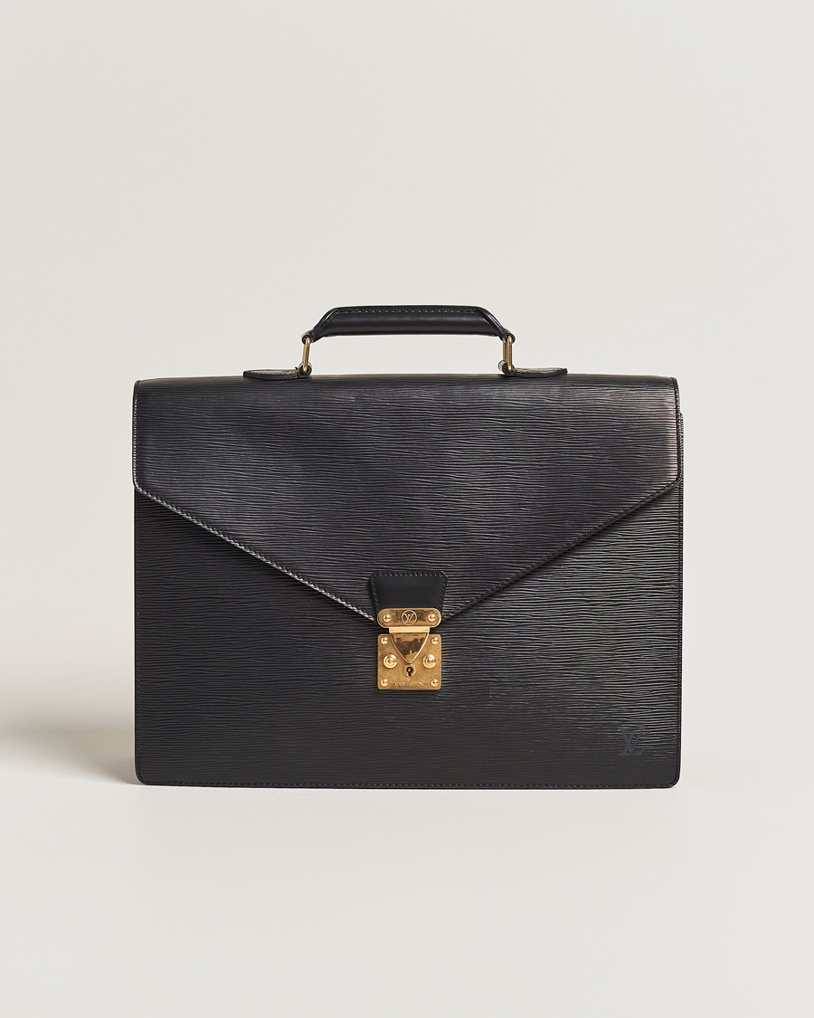 Herre | Louis Vuitton Pre-Owned Serviette Conseiller EPI Leather Briefcase | Louis Vuitton Pre-Owned | Serviette Conseiller EPI Leather Briefcase