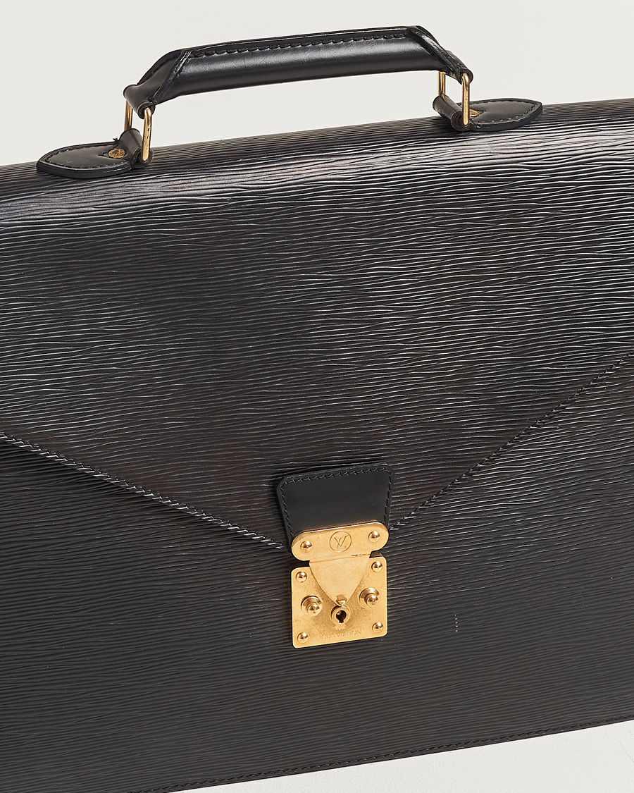Herre | Louis Vuitton Pre-Owned Serviette Conseiller EPI Leather Briefcase | Louis Vuitton Pre-Owned | Serviette Conseiller EPI Leather Briefcase