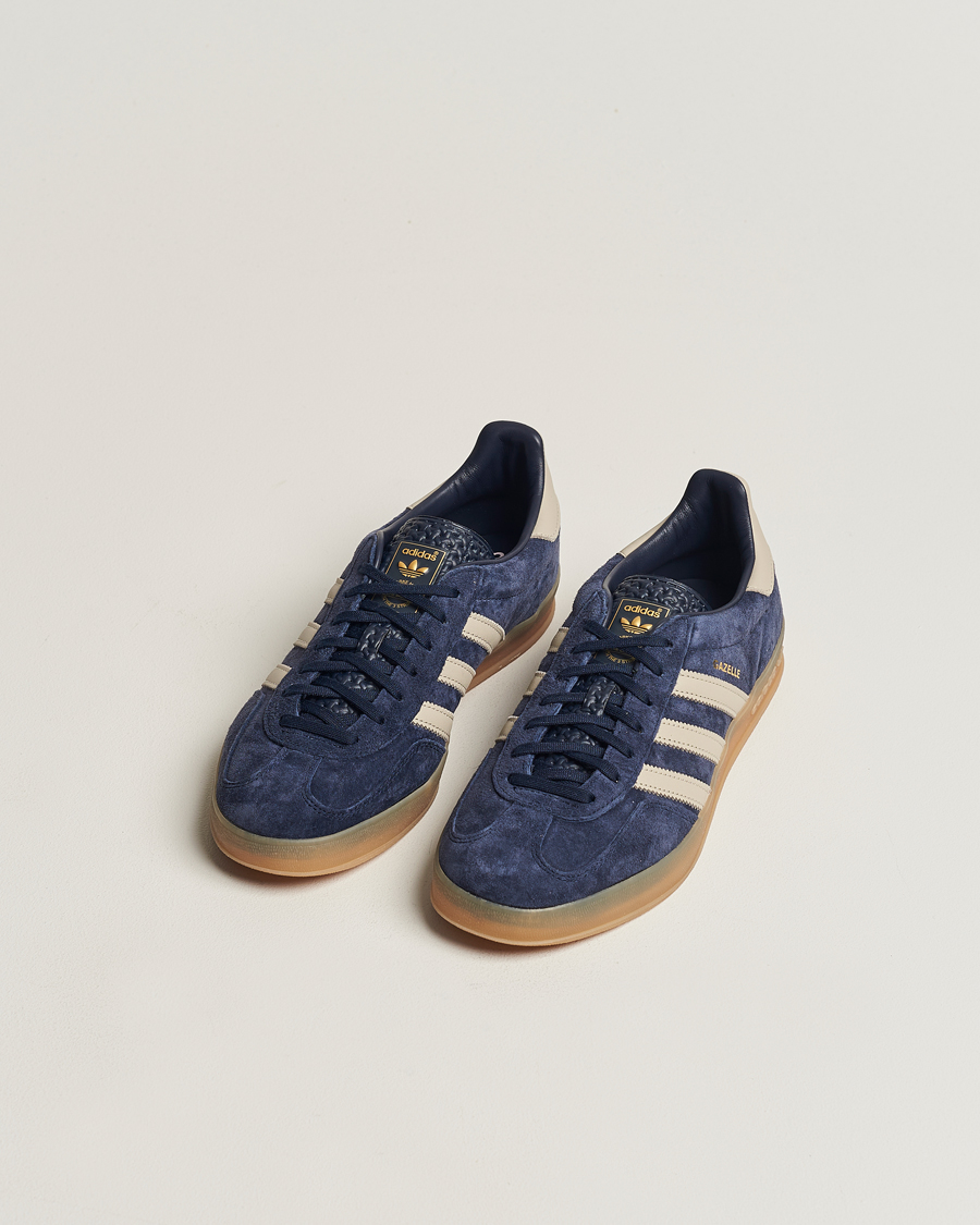 Herr | Skor | adidas Originals | Gazelle Indoor Sneaker Blue/Beige