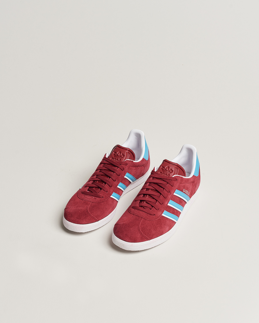 Herre | Sneakers med lavt skaft | adidas Originals | Gazelle Sneaker Burgundy/Blue