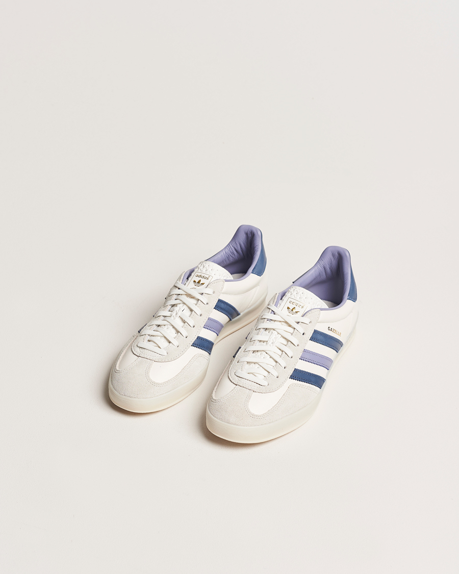 Herr | Skor | adidas Originals | Gazelle Indoor Sneaker White/Blue