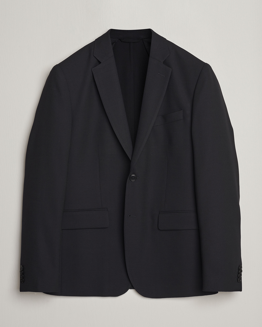 Herre | Dressjakker | J.Lindeberg | Hopper Active Hopsack Blazer Black