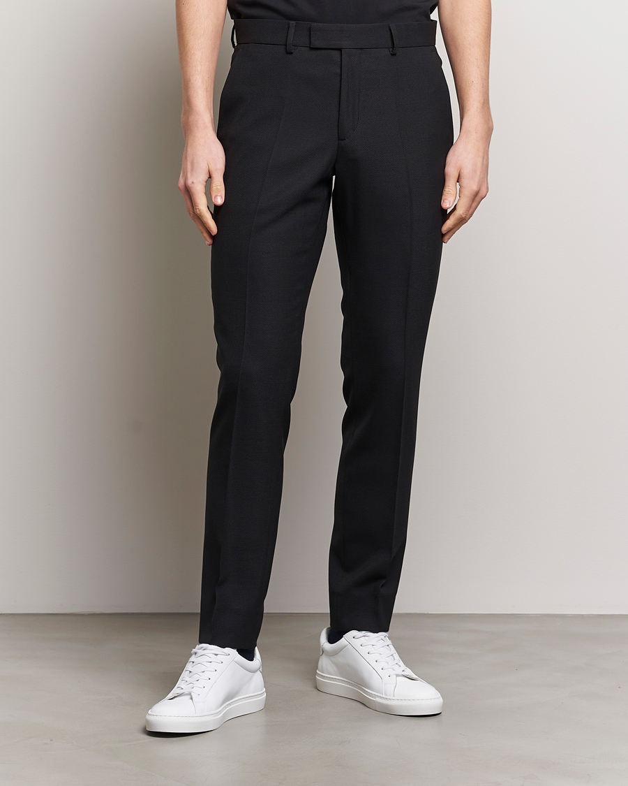 Herre | Bukser | J.Lindeberg | Grant Active Hopsack Pants Black