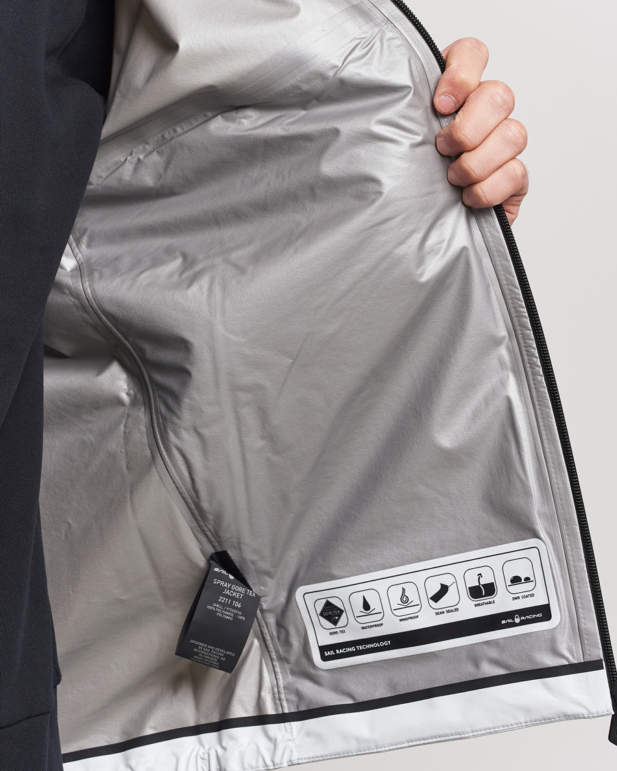 Herre | Jakker | Sail Racing | Spray Gore-Tex Hooded Jacket Storm White