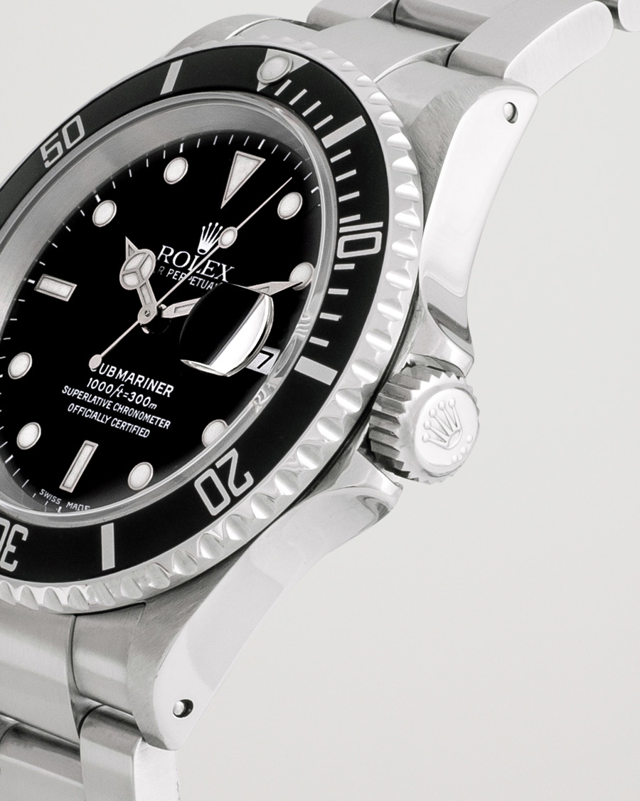 Herre | Rolex Pre-Owned Submariner 16610 Oyster Perpetual Silver | Rolex Pre-Owned | Submariner 16610 Oyster Perpetual Silver