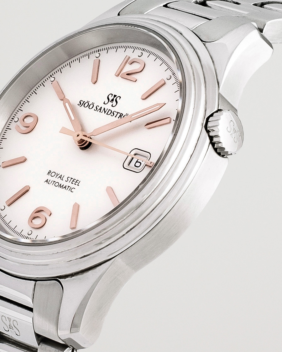 Herre | Sjöö Sandström Pre-Owned Royal Steel Classic 41mm Silver | Sjöö Sandström Pre-Owned | Royal Steel Classic 41mm Silver