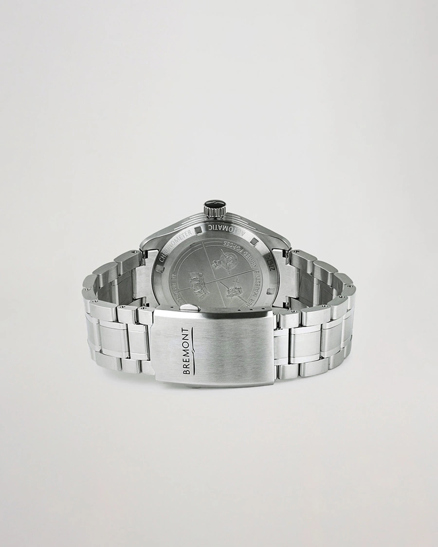 Brugt: | Pre-owned | Bremont Pre-Owned | Broadsword 40mm Steel Bracelet Black Dial Silver