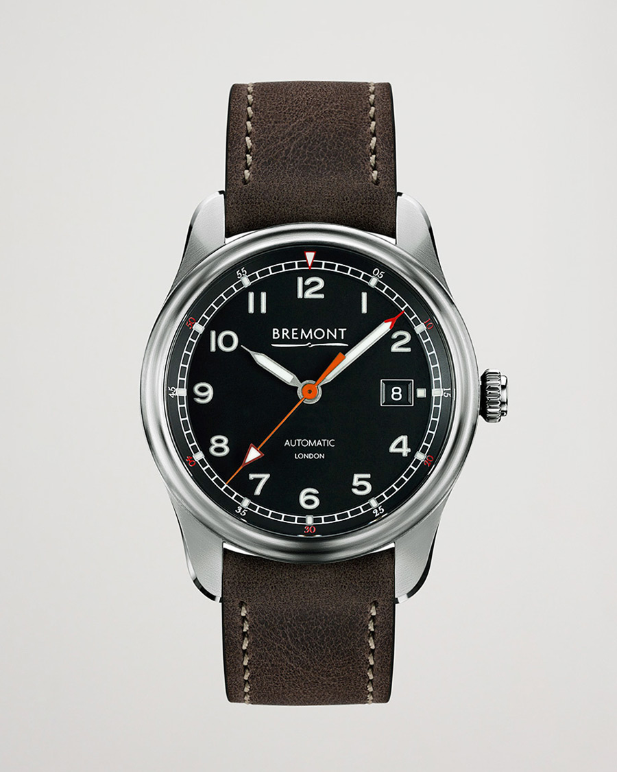 Herre | Bremont Pre-Owned Airco Mach 1 40mm Black Dial Silver | Bremont Pre-Owned | Airco Mach 1 40mm Black Dial Silver