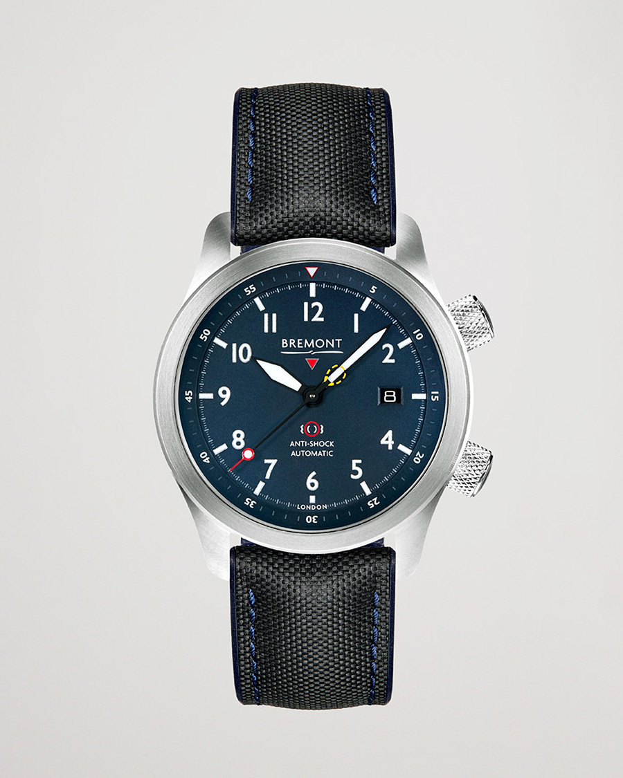 Herre | Bremont Pre-Owned MBII Pilot Watch 43mm Blue Dial Silver | Bremont Pre-Owned | MBII Pilot Watch 43mm Blue Dial Silver