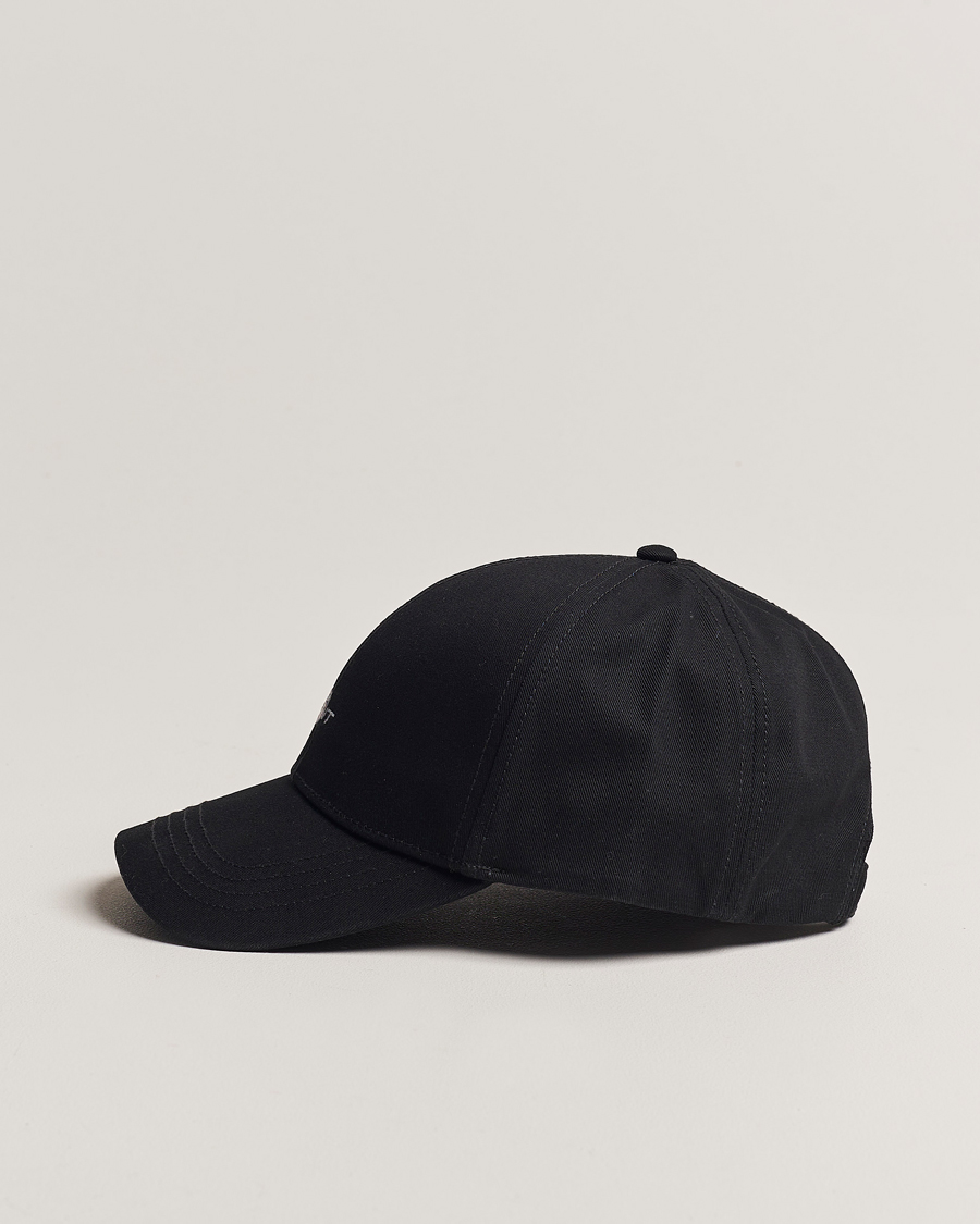 Herre | Preppy Authentic | GANT | High Cotton Twill Cap Black